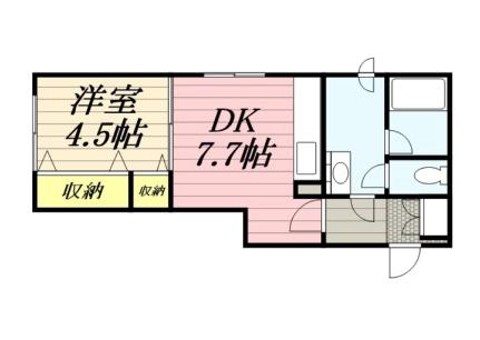 サンテ前田 0402 ｜ 北海道札幌市手稲区前田二条１１丁目（賃貸マンション1DK・4階・33.60㎡） その2