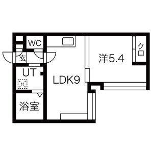 ＨＡＲＴＬＥＹ 403｜北海道札幌市手稲区前田四条１４丁目(賃貸マンション1LDK・4階・34.92㎡)の写真 その2