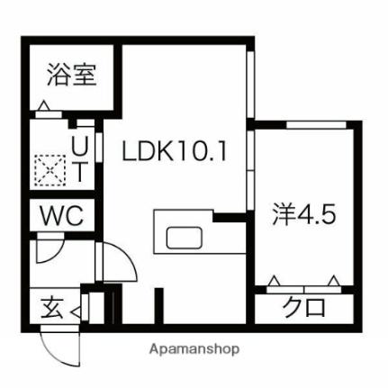 ブランシャール医大前　掲載ＮＧ（ＳＵＵＭＯ・アットホーム） 202｜北海道札幌市中央区南四条西１３丁目(賃貸マンション1LDK・2階・34.38㎡)の写真 その2