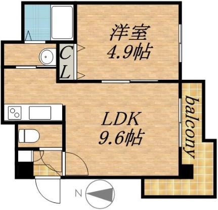 ミルフィ8・7 903｜北海道札幌市中央区南八条西７丁目(賃貸マンション1LDK・9階・32.40㎡)の写真 その2