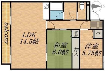 スターコートフォルティス 802｜北海道札幌市中央区南十条西８丁目(賃貸マンション2LDK・8階・57.15㎡)の写真 その2