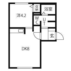 タカラノースデュオ 205｜北海道札幌市北区北二十六条西３丁目(賃貸マンション1DK・2階・30.00㎡)の写真 その2