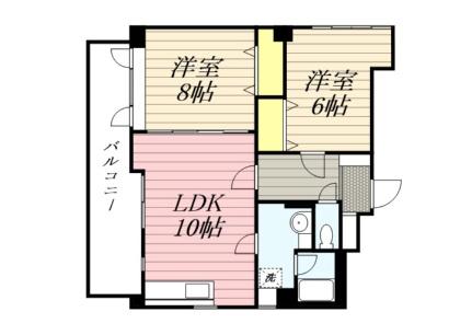 ダイコービル 702｜北海道札幌市中央区北一条西１９丁目(賃貸マンション2LDK・7階・51.60㎡)の写真 その2