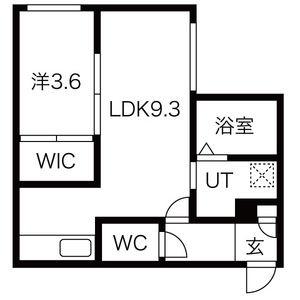 Ｂｏｎｎｅ　Ｊｏｕｒｎｅｅ 302｜北海道札幌市中央区南十二条西１０丁目(賃貸マンション1LDK・3階・33.20㎡)の写真 その2