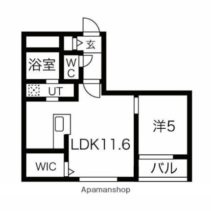 ブランシャールＮＡＫＡＪＩＭＡ　ＰＡＲＫ　ＦＲＯＮＴ 302｜北海道札幌市中央区南九条西７丁目(賃貸マンション1LDK・3階・38.95㎡)の写真 その2