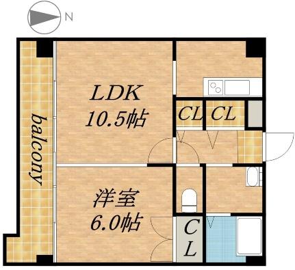 ノーザンヒルズ南10条 301｜北海道札幌市中央区南十条西１３丁目(賃貸マンション1LDK・3階・39.06㎡)の写真 その2