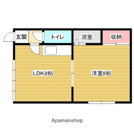 シベール58 ｜北海道岩見沢市五条西８丁目(賃貸アパート1LDK・2階・32.40㎡)の写真 その2