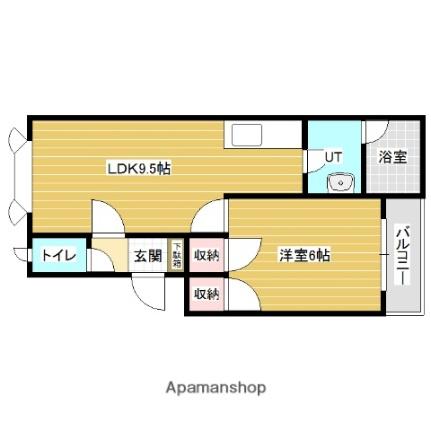 パークマンションVIII ｜北海道岩見沢市大和一条５丁目(賃貸アパート1LDK・2階・37.26㎡)の写真 その2