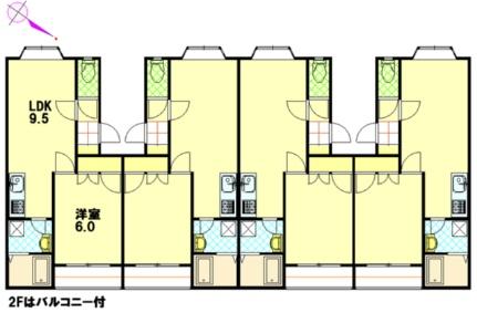 パークマンションVII 2-B｜北海道岩見沢市大和一条５丁目(賃貸アパート1DK・2階・38.00㎡)の写真 その10