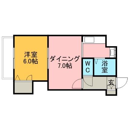 北海道札幌市北区新川五条１丁目（賃貸マンション1LDK・3階・31.59㎡） その2