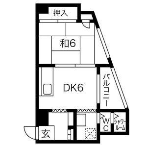 アクアトピア麻生（旧名称メゾン・ド・ロベリア） 201｜北海道札幌市北区麻生町５丁目(賃貸マンション1DK・2階・39.00㎡)の写真 その2