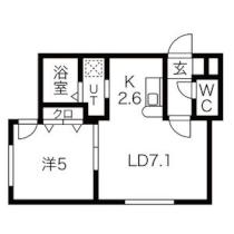 タカライーストプレイス 205 ｜ 北海道札幌市東区北十五条東１３丁目（賃貸マンション1LDK・2階・32.45㎡） その2