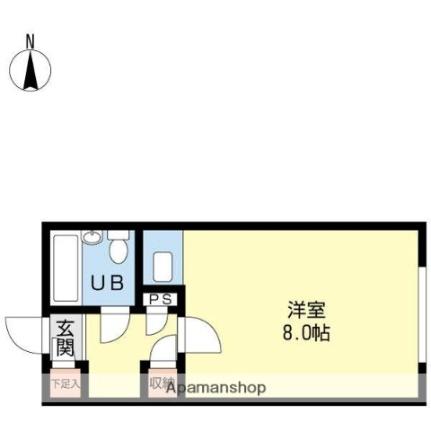 北海道札幌市北区北二十条西２丁目(賃貸マンション1R・4階・17.60㎡)の写真 その2