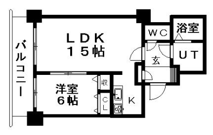 ティアラタワー中島倶楽部（I－IV） 606｜北海道札幌市中央区南八条西４丁目(賃貸マンション1LDK・5階・48.51㎡)の写真 その2