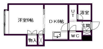 ＡＲＭＳ718 0205｜北海道札幌市中央区南七条西１８丁目(賃貸マンション1DK・2階・28.47㎡)の写真 その2