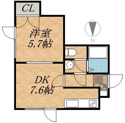 プラザ・スズ札幌II 102｜北海道札幌市中央区南十五条西８丁目(賃貸マンション1DK・1階・38.90㎡)の写真 その2