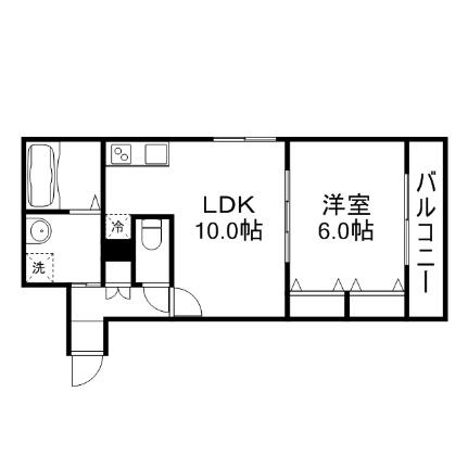 ＥＭ7（イーメジャーセブン） 405｜北海道札幌市中央区南七条西１４丁目(賃貸マンション1LDK・4階・40.20㎡)の写真 その2