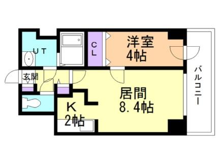 インボイス札幌レジデンス 601｜北海道札幌市中央区大通東３丁目(賃貸マンション1LDK・6階・36.40㎡)の写真 その2