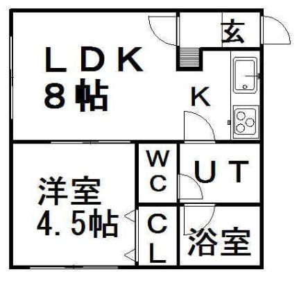 ＥＬＦ 205 ｜ 北海道札幌市中央区北一条東１２丁目（賃貸アパート1DK・2階・35.60㎡） その2