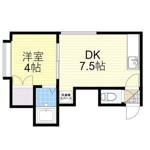 サンモール南8条 302｜北海道札幌市中央区南八条西９丁目(賃貸アパート1DK・3階・22.68㎡)の写真 その2