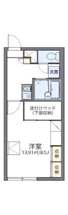 レオパレスＪＵＲＩ115 208｜北海道江別市野幌町(賃貸アパート1K・2階・23.18㎡)の写真 その2