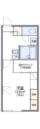 レオパレスＡｉｋｏ 205｜北海道江別市文京台東町(賃貸アパート1K・2階・23.18㎡)の写真 その2