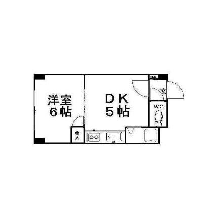 クレドールマンション 301｜北海道江別市野幌若葉町(賃貸マンション1DK・1階・23.40㎡)の写真 その2