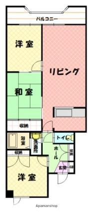 デベックス豊岡43 ｜北海道旭川市豊岡四条３丁目(賃貸マンション3LDK・1階・71.90㎡)の写真 その2