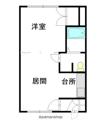 リヴァーアイランド 205｜北海道旭川市末広二条６丁目(賃貸アパート1LDK・2階・32.40㎡)の写真 その2