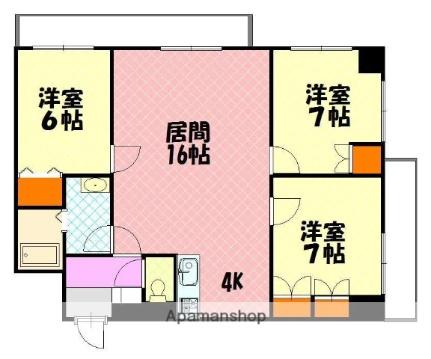 トーワグリーンヒル6条 802｜北海道旭川市六条通１８丁目(賃貸マンション3LDK・8階・90.20㎡)の写真 その2