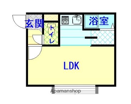 グランビア 202｜北海道旭川市豊岡十四条４丁目(賃貸アパート1R・2階・24.30㎡)の写真 その2