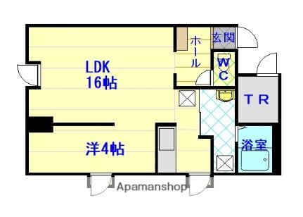 シャトレー3．1 305 ｜ 北海道旭川市三条通１丁目（賃貸マンション1LDK・3階・41.31㎡） その2