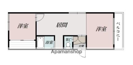 道央パークハイツ ｜北海道旭川市七条通４丁目(賃貸マンション2LDK・3階・43.74㎡)の写真 その2