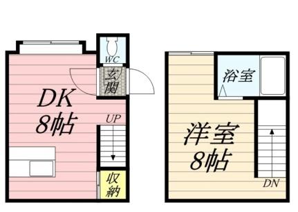 ＡＭＳ清田2ー1Ａ棟 104｜北海道札幌市清田区清田二条１丁目(賃貸アパート1DK・2階・31.35㎡)の写真 その2