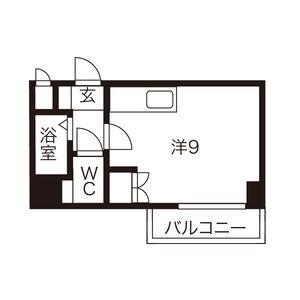 ヌーベルアーバンシティ 916｜北海道札幌市豊平区豊平三条８丁目(賃貸マンション1R・9階・21.66㎡)の写真 その2