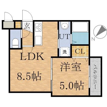 グランディール南郷13 301｜北海道札幌市白石区本通１２丁目南(賃貸マンション1DK・3階・29.86㎡)の写真 その2