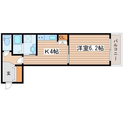 パークサイドふる里 0403｜北海道札幌市西区八軒三条東１丁目(賃貸マンション1K・4階・27.54㎡)の写真 その2