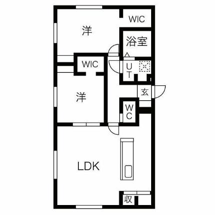 仮）Ｒーｆｉｎｏ北8条 305｜北海道札幌市中央区北八条西２０丁目(賃貸マンション2LDK・3階・66.12㎡)の写真 その2