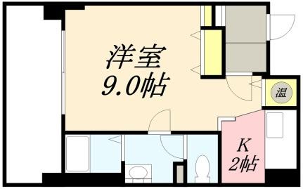 オタルベイサイドシティ8棟 607｜北海道小樽市築港(賃貸マンション1K・6階・32.00㎡)の写真 その2
