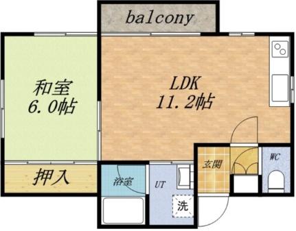 ラックハウス 202｜北海道小樽市最上１丁目(賃貸アパート1LDK・2階・32.40㎡)の写真 その2