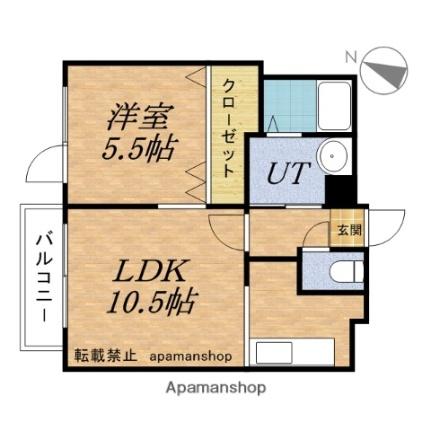 ミルチ 207｜北海道小樽市色内２丁目(賃貸マンション1LDK・2階・38.50㎡)の写真 その2