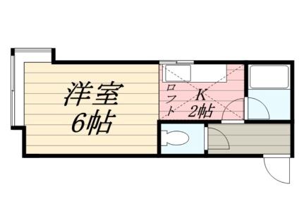 フローラコートＢ 203｜北海道札幌市白石区東札幌一条６丁目(賃貸アパート1K・3階・23.49㎡)の写真 その2