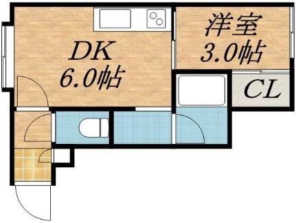 スプリーム豊平弐番館 203｜北海道札幌市豊平区豊平四条７丁目(賃貸アパート1DK・3階・23.00㎡)の写真 その2