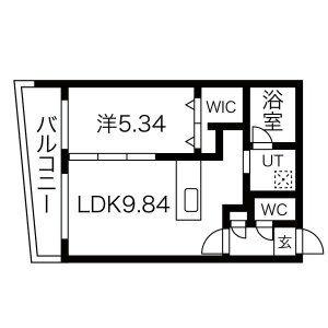 仮）ＧＲＡＮー平岸4ー4　ＭＳ 503｜北海道札幌市豊平区平岸四条４丁目(賃貸マンション1LDK・5階・36.01㎡)の写真 その2