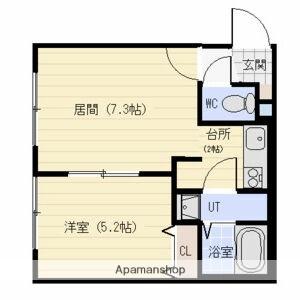 ＥＸＯＲ　Ｈｏｎｄｏｒｉ（エクソール本通） 105｜北海道札幌市白石区本通１３丁目南(賃貸マンション1LDK・1階・30.80㎡)の写真 その2