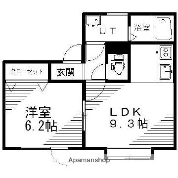 ＫＯＫＯＰＥＬＬＩ　ココペリ 203｜北海道札幌市豊平区中の島一条９丁目(賃貸アパート1LDK・3階・36.22㎡)の写真 その2