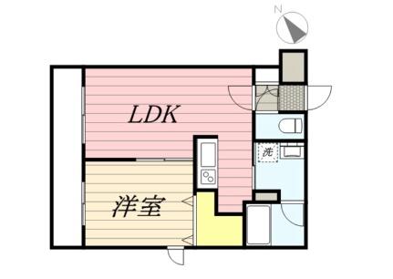 ＮーＭＯＤＥ元町 403｜北海道札幌市東区北二十二条東１８丁目(賃貸マンション1LDK・4階・35.21㎡)の写真 その2