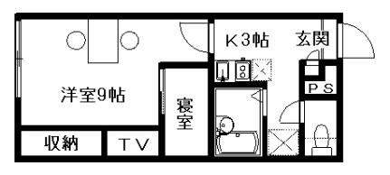 レオパレスビクトワール 212 ｜ 北海道札幌市北区拓北五条２丁目（賃貸アパート1K・2階・23.18㎡） その2