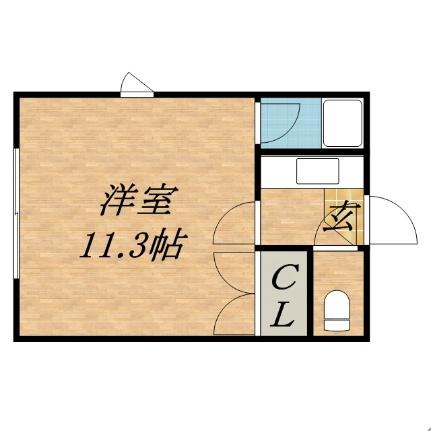 カーサ雅フロンティア美香保 403｜北海道札幌市東区北二十二条東８丁目(賃貸マンション1K・4階・21.62㎡)の写真 その2