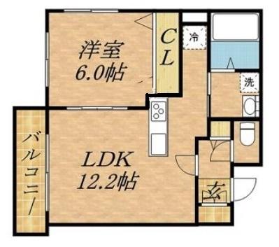 モルティーニ麻生 405｜北海道札幌市北区麻生町１丁目(賃貸マンション1LDK・4階・41.53㎡)の写真 その2